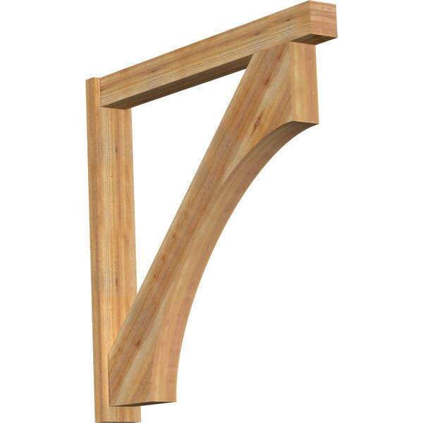 Ekena Millwork Westlake Block Rough Sawn Outlooker, Western Red Cedar, 6"W x 46"D x 46"H OUT06X46X46WTL05RWR - main